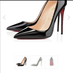Christian Louboutin So Kate black patent leather
